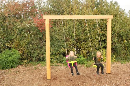 Schommelpaal hout